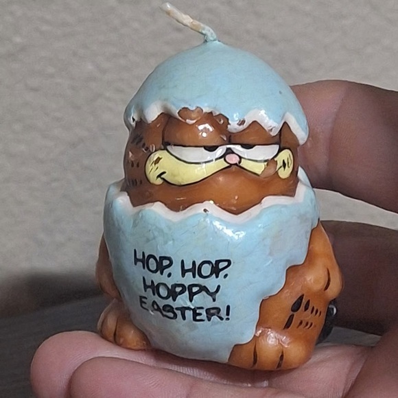 1981 Garfield Hop, Hop, Hoppy Easter Candle - Picture 12 of 12